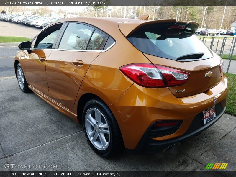 Orange Burst Metallic / Jet Black 2017 Chevrolet Cruze LT