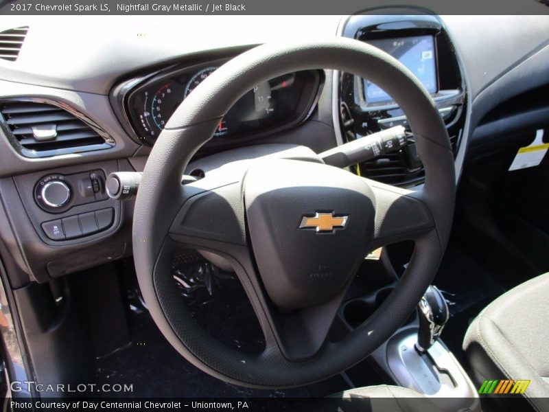 Nightfall Gray Metallic / Jet Black 2017 Chevrolet Spark LS