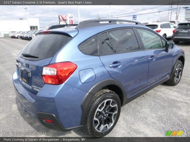 Quartz Blue Pearl / Ivory 2017 Subaru Crosstrek 2.0i Premium