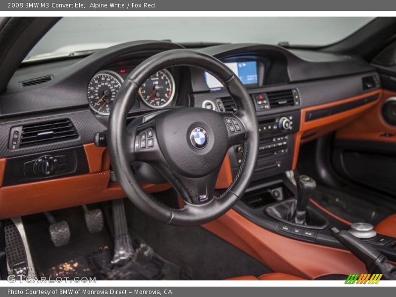 Alpine White / Fox Red 2008 BMW M3 Convertible