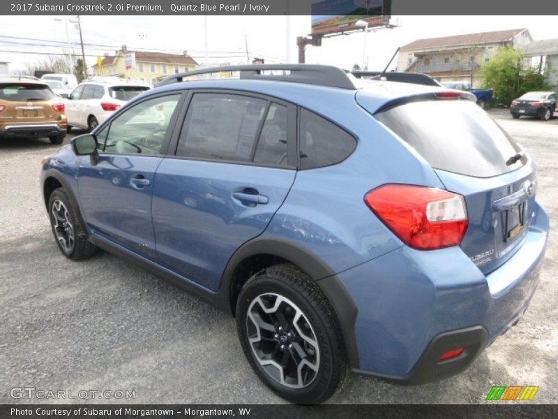 Quartz Blue Pearl / Ivory 2017 Subaru Crosstrek 2.0i Premium