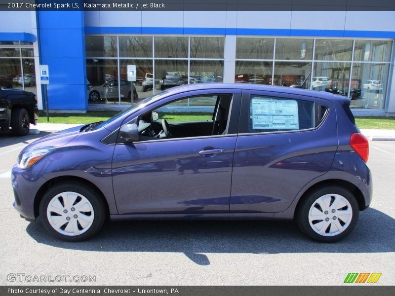 Kalamata Metallic / Jet Black 2017 Chevrolet Spark LS