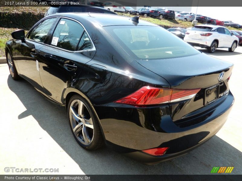 Obsidian / Black 2017 Lexus IS 300 AWD