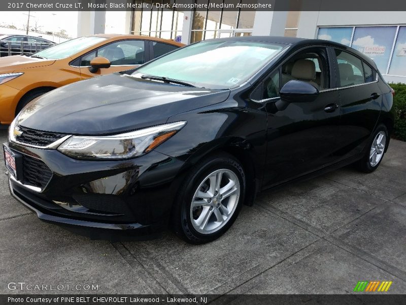 Mosaic Black Metallic / Dark Atmosphere/Medium Atmosphere 2017 Chevrolet Cruze LT