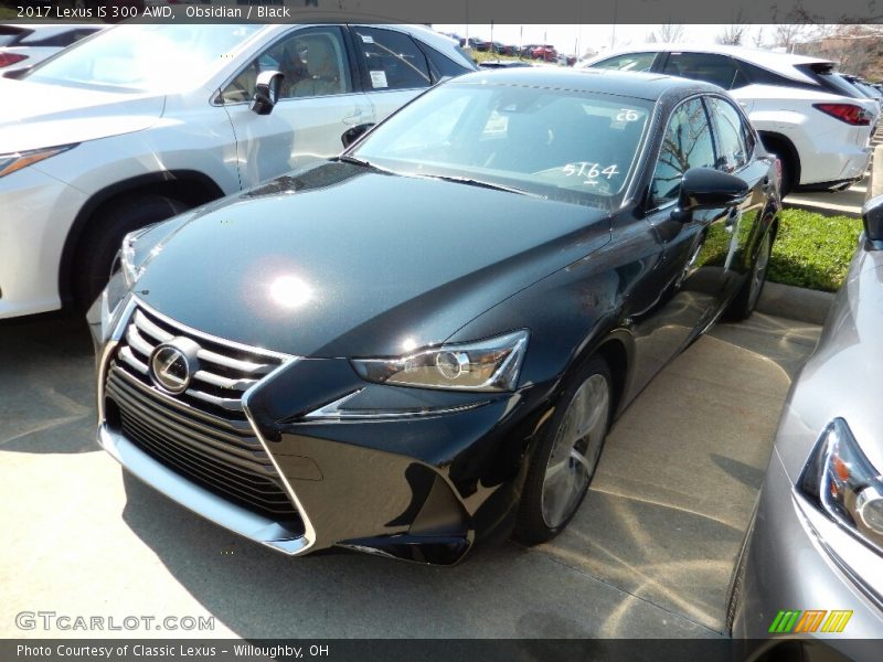 Obsidian / Black 2017 Lexus IS 300 AWD