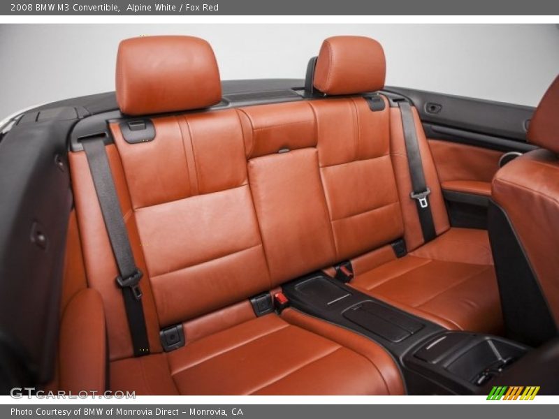 Alpine White / Fox Red 2008 BMW M3 Convertible