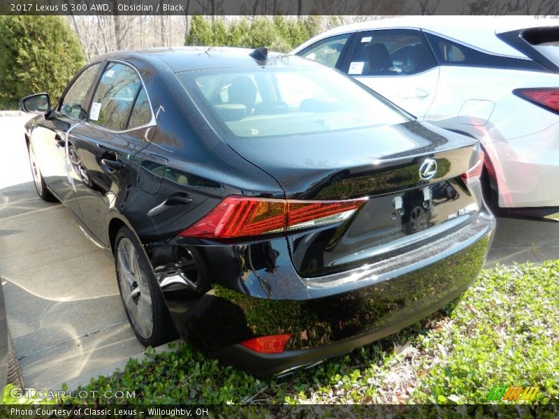 Obsidian / Black 2017 Lexus IS 300 AWD