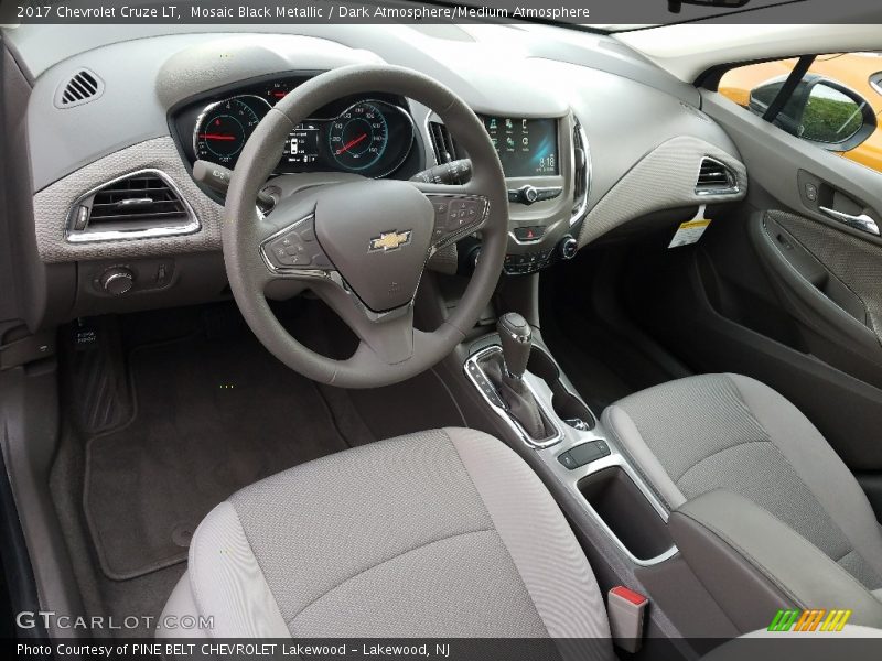 Mosaic Black Metallic / Dark Atmosphere/Medium Atmosphere 2017 Chevrolet Cruze LT