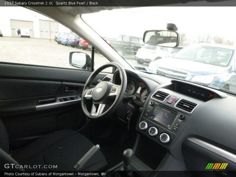 Quartz Blue Pearl / Black 2017 Subaru Crosstrek 2.0i