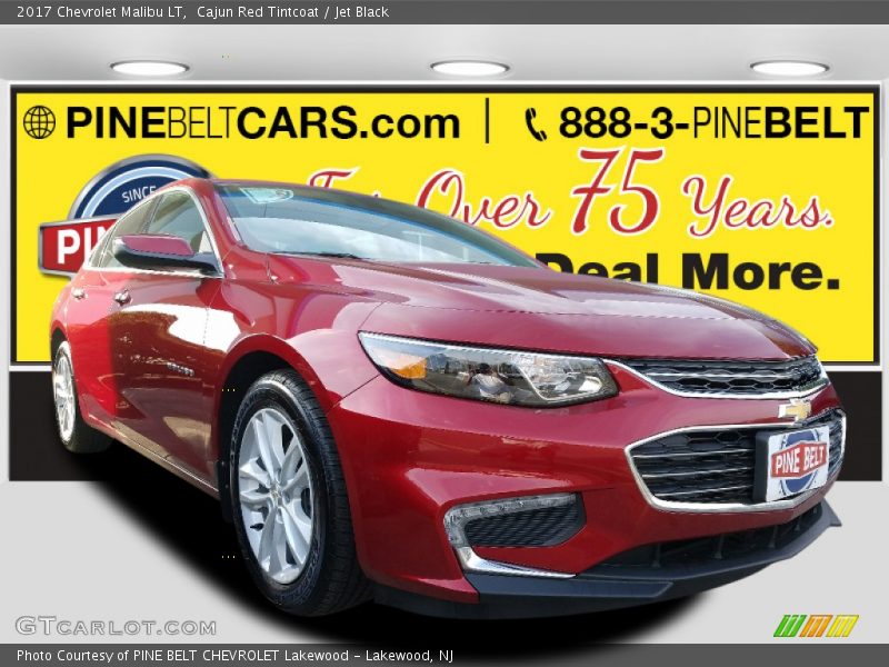 Cajun Red Tintcoat / Jet Black 2017 Chevrolet Malibu LT