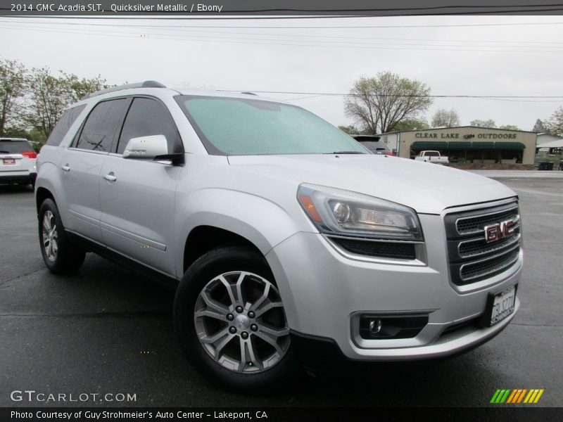 Quicksilver Metallic / Ebony 2014 GMC Acadia SLT