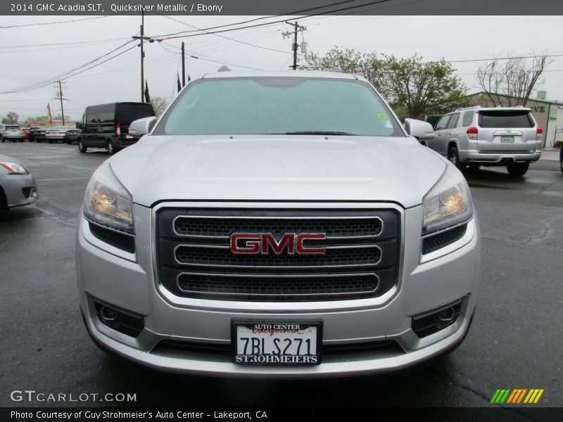 Quicksilver Metallic / Ebony 2014 GMC Acadia SLT