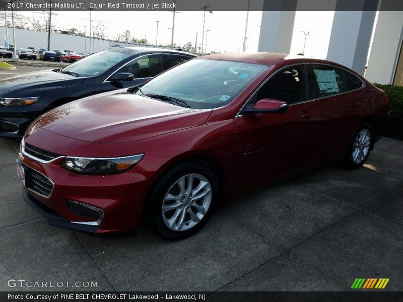Cajun Red Tintcoat / Jet Black 2017 Chevrolet Malibu LT