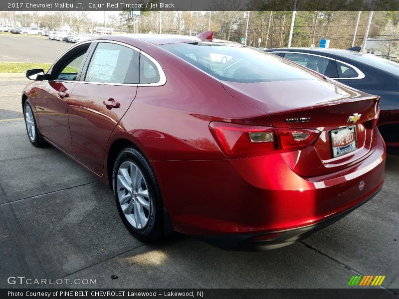 Cajun Red Tintcoat / Jet Black 2017 Chevrolet Malibu LT