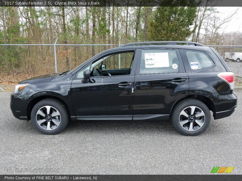 Crystal Black Silica / Black 2017 Subaru Forester 2.5i