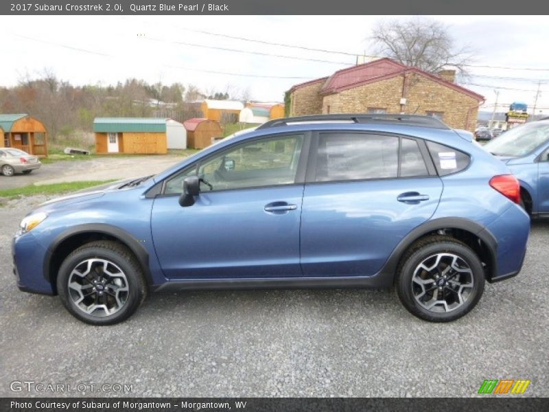 Quartz Blue Pearl / Black 2017 Subaru Crosstrek 2.0i