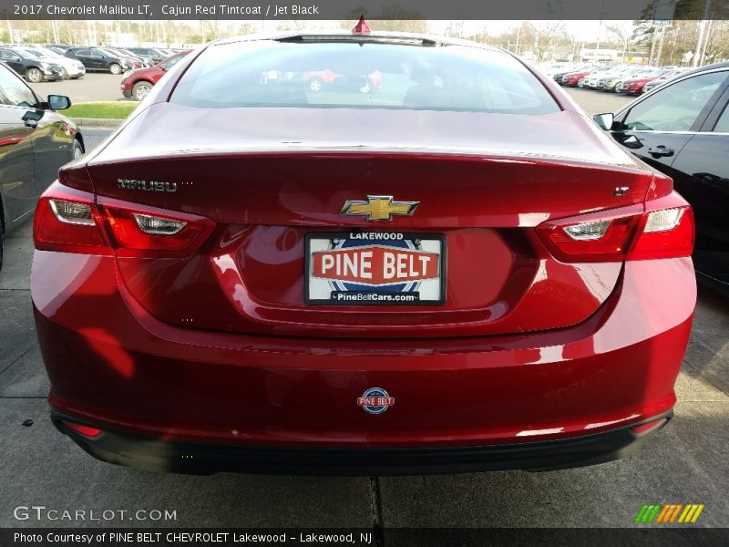 Cajun Red Tintcoat / Jet Black 2017 Chevrolet Malibu LT