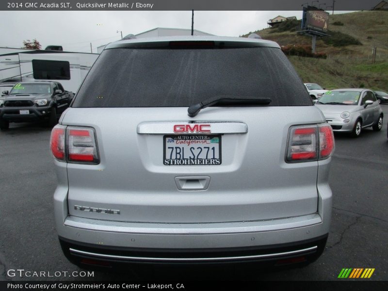 Quicksilver Metallic / Ebony 2014 GMC Acadia SLT