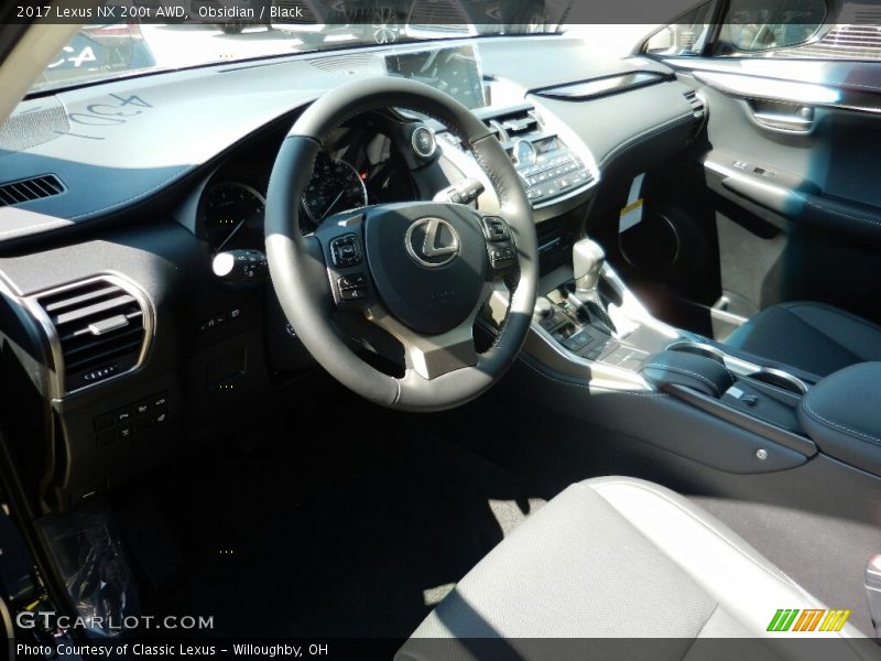 Obsidian / Black 2017 Lexus NX 200t AWD