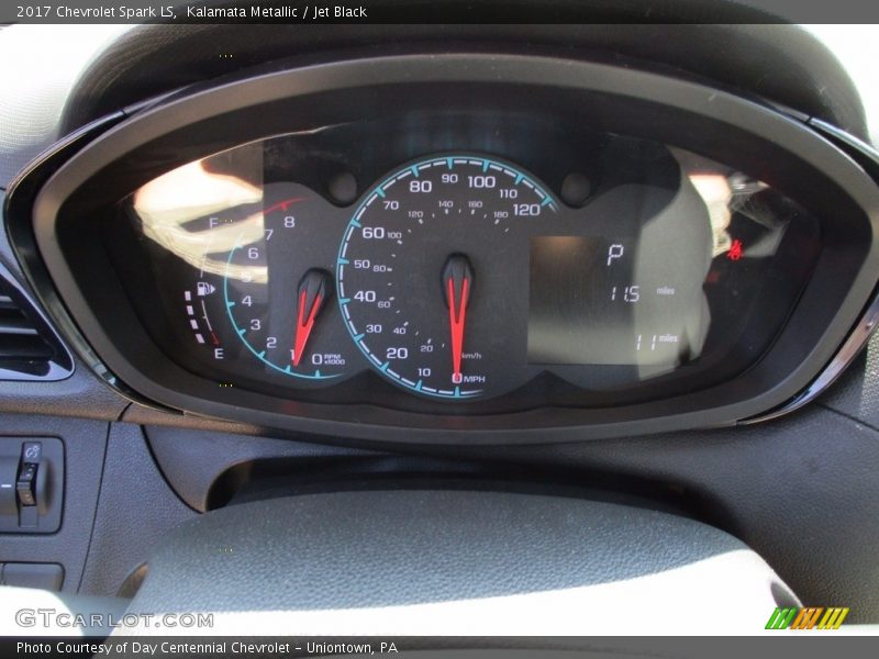 Kalamata Metallic / Jet Black 2017 Chevrolet Spark LS