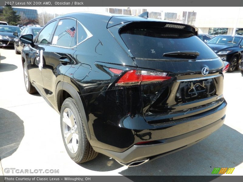 Obsidian / Black 2017 Lexus NX 200t AWD