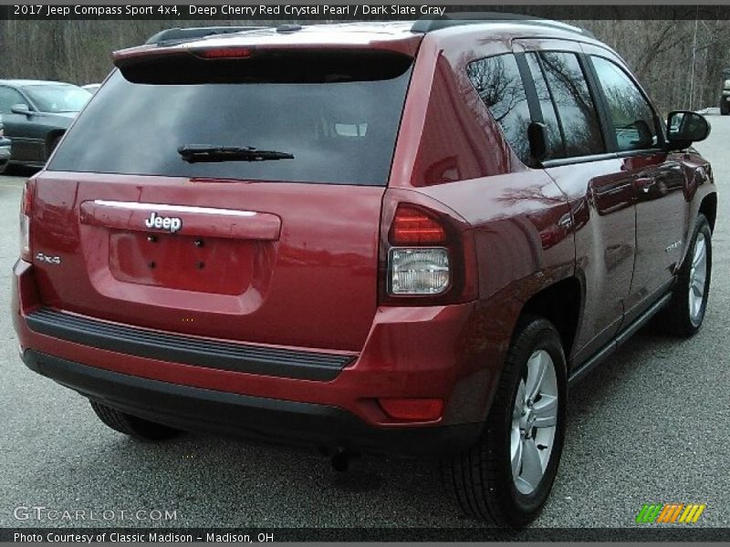 Deep Cherry Red Crystal Pearl / Dark Slate Gray 2017 Jeep Compass Sport 4x4