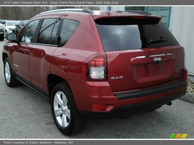 Deep Cherry Red Crystal Pearl / Dark Slate Gray 2017 Jeep Compass Sport 4x4