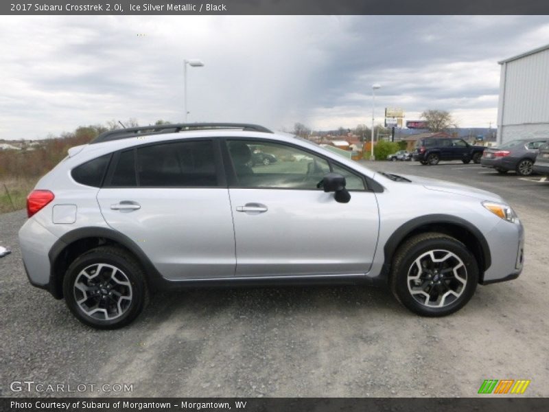 Ice Silver Metallic / Black 2017 Subaru Crosstrek 2.0i