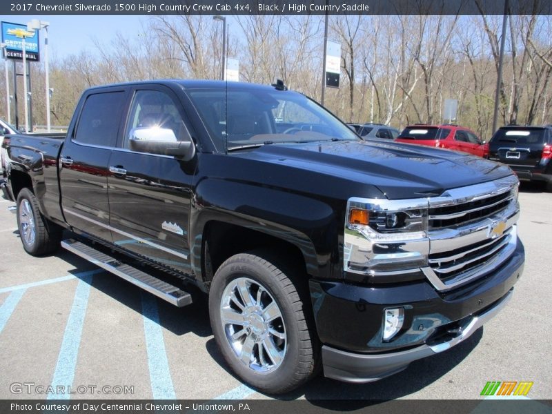 Black / High Country Saddle 2017 Chevrolet Silverado 1500 High Country Crew Cab 4x4