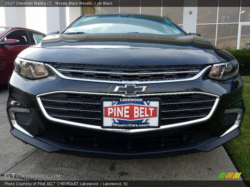 Mosaic Black Metallic / Jet Black 2017 Chevrolet Malibu LT