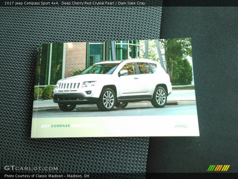 Deep Cherry Red Crystal Pearl / Dark Slate Gray 2017 Jeep Compass Sport 4x4
