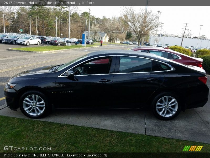 Mosaic Black Metallic / Jet Black 2017 Chevrolet Malibu LT