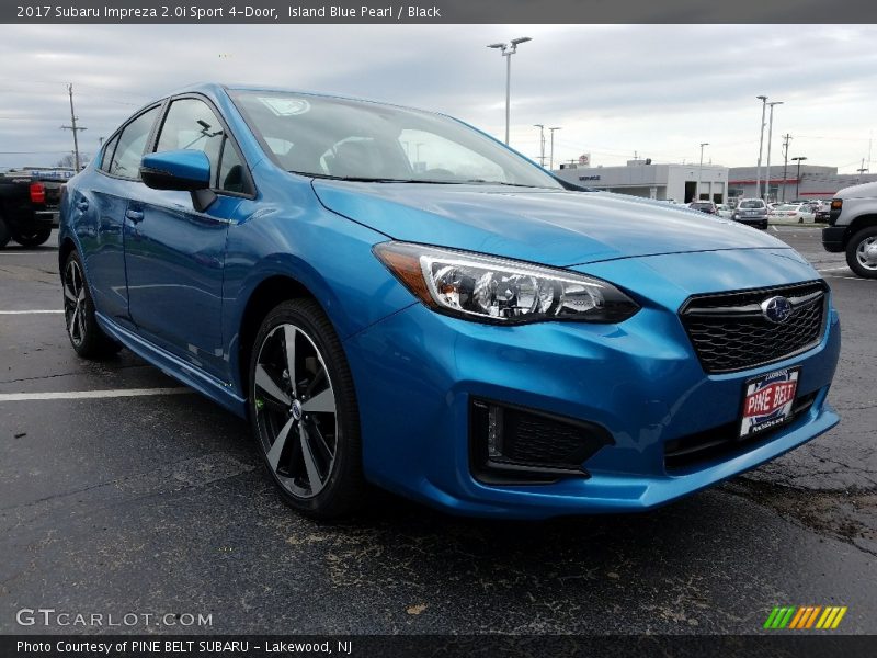 Island Blue Pearl / Black 2017 Subaru Impreza 2.0i Sport 4-Door