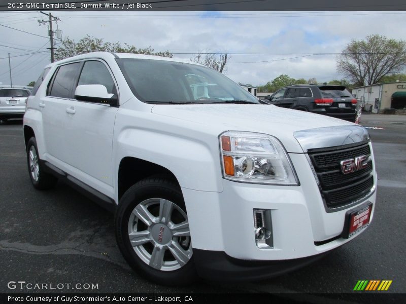 Summit White / Jet Black 2015 GMC Terrain SLE