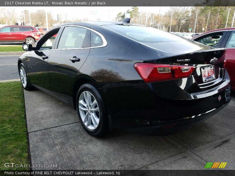 Mosaic Black Metallic / Jet Black 2017 Chevrolet Malibu LT
