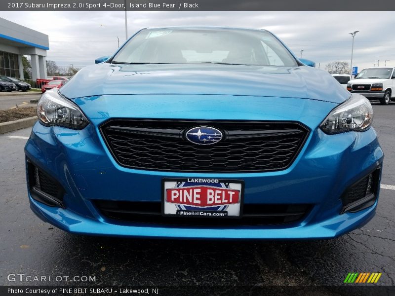 Island Blue Pearl / Black 2017 Subaru Impreza 2.0i Sport 4-Door
