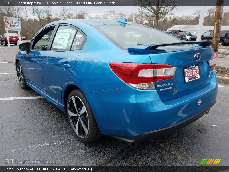 Island Blue Pearl / Black 2017 Subaru Impreza 2.0i Sport 4-Door