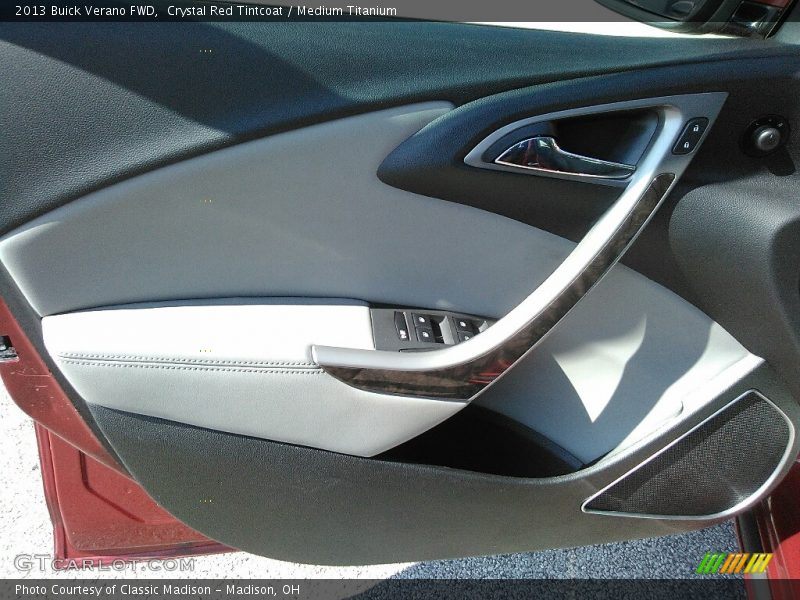 Crystal Red Tintcoat / Medium Titanium 2013 Buick Verano FWD