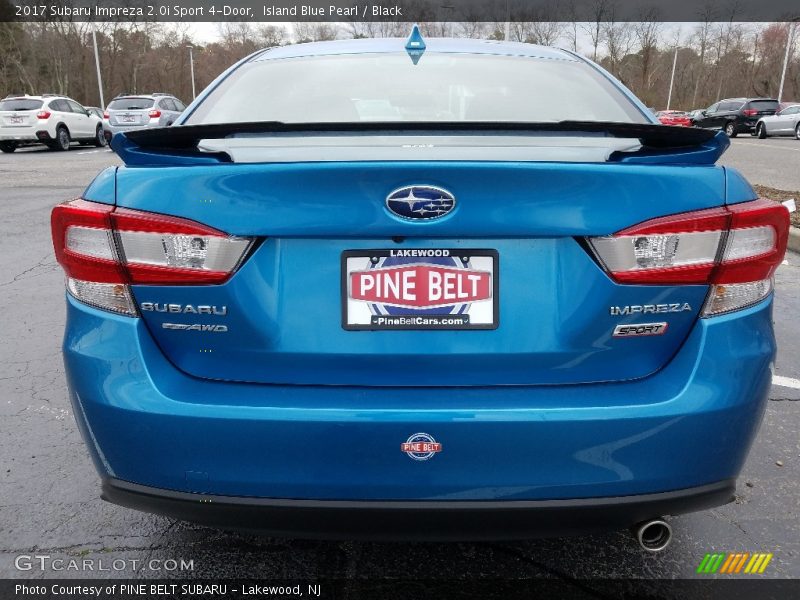 Island Blue Pearl / Black 2017 Subaru Impreza 2.0i Sport 4-Door