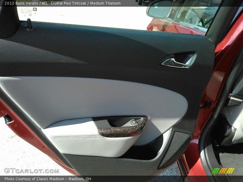 Crystal Red Tintcoat / Medium Titanium 2013 Buick Verano FWD
