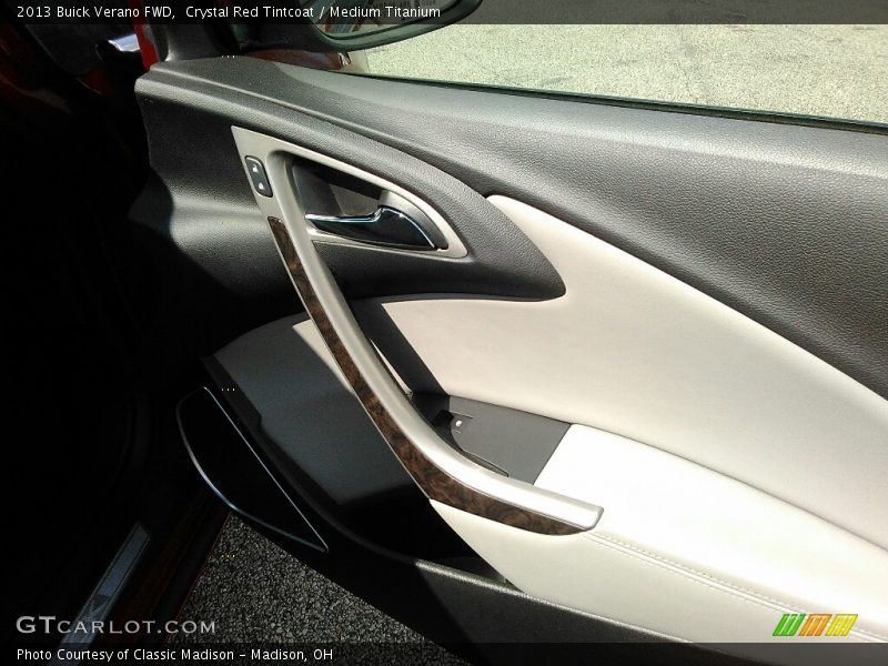 Crystal Red Tintcoat / Medium Titanium 2013 Buick Verano FWD