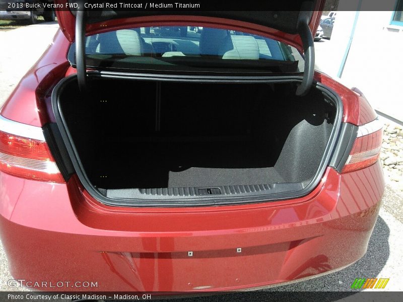 Crystal Red Tintcoat / Medium Titanium 2013 Buick Verano FWD