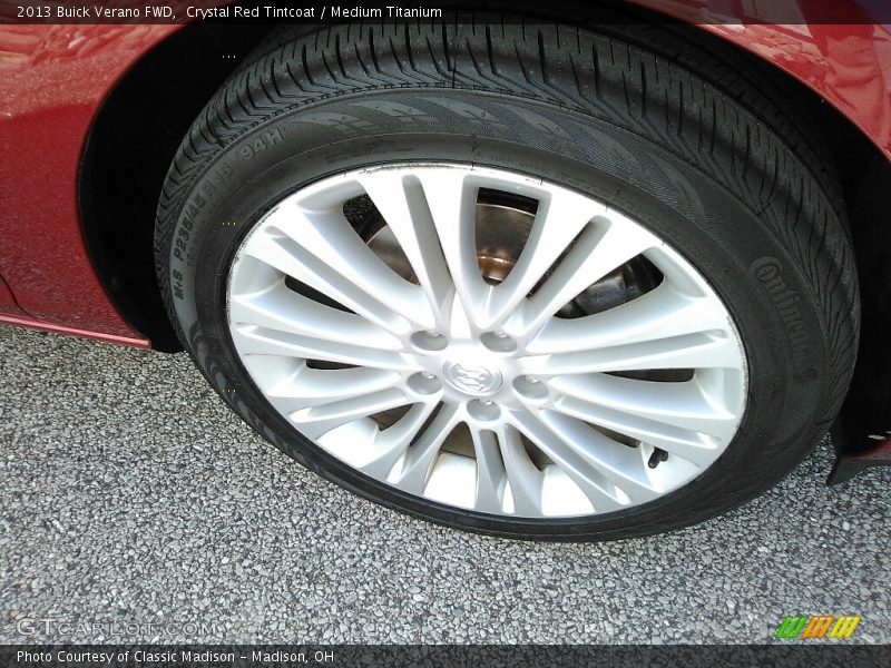 Crystal Red Tintcoat / Medium Titanium 2013 Buick Verano FWD