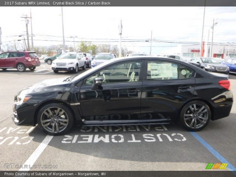 Crystal Black Silica / Carbon Black 2017 Subaru WRX Limited