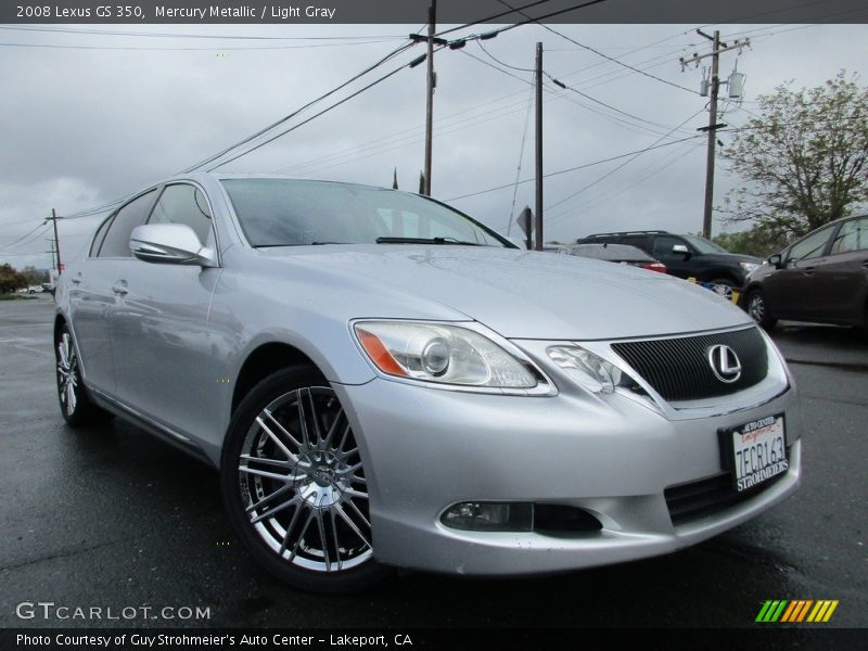Mercury Metallic / Light Gray 2008 Lexus GS 350