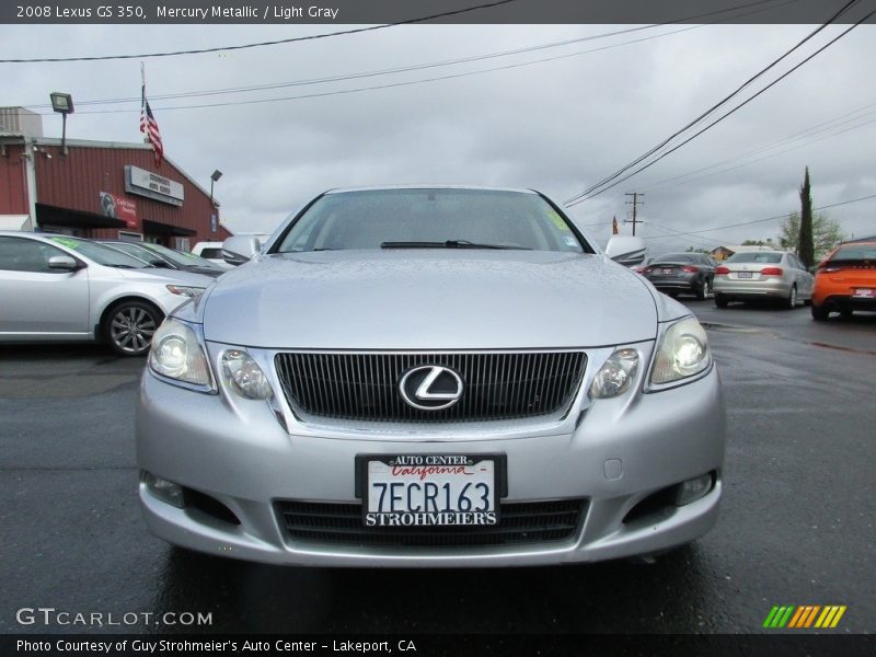 Mercury Metallic / Light Gray 2008 Lexus GS 350