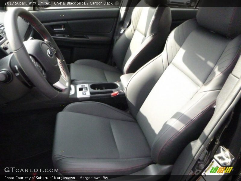 Front Seat of 2017 WRX Limited