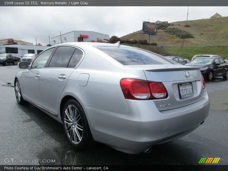 Mercury Metallic / Light Gray 2008 Lexus GS 350