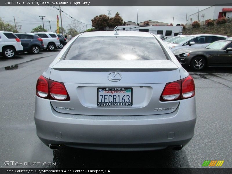 Mercury Metallic / Light Gray 2008 Lexus GS 350