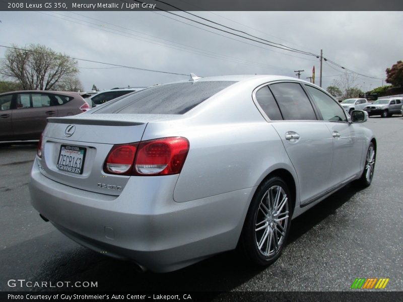 Mercury Metallic / Light Gray 2008 Lexus GS 350